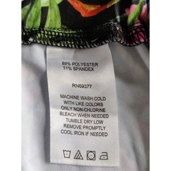 BROOKE SHIELDS‎ Timeless Flat Front Wide-Leg Pants Summer Bouquet 3X NEW A350165 - Picture 9 of 10